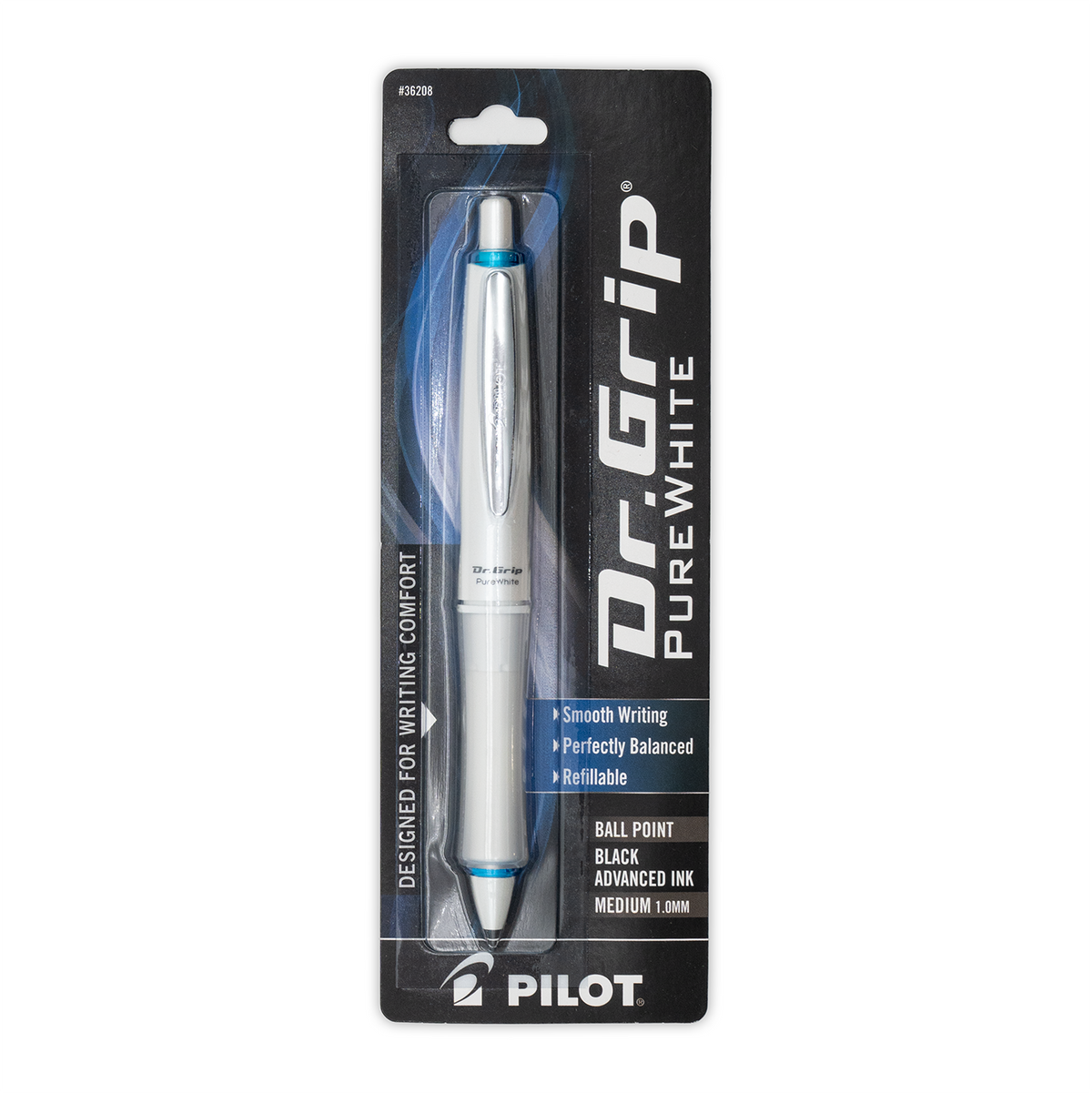 Pilot - Dr. Grip Pure White Gel Ink Retractable Ballpoint Pen