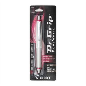 Pilot - Dr. Grip Pure White Gel Ink Retractable Ballpoint Pen