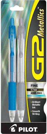 Pilot - G2 Metallics Retractable Gel Ink Rolling Ball Pen