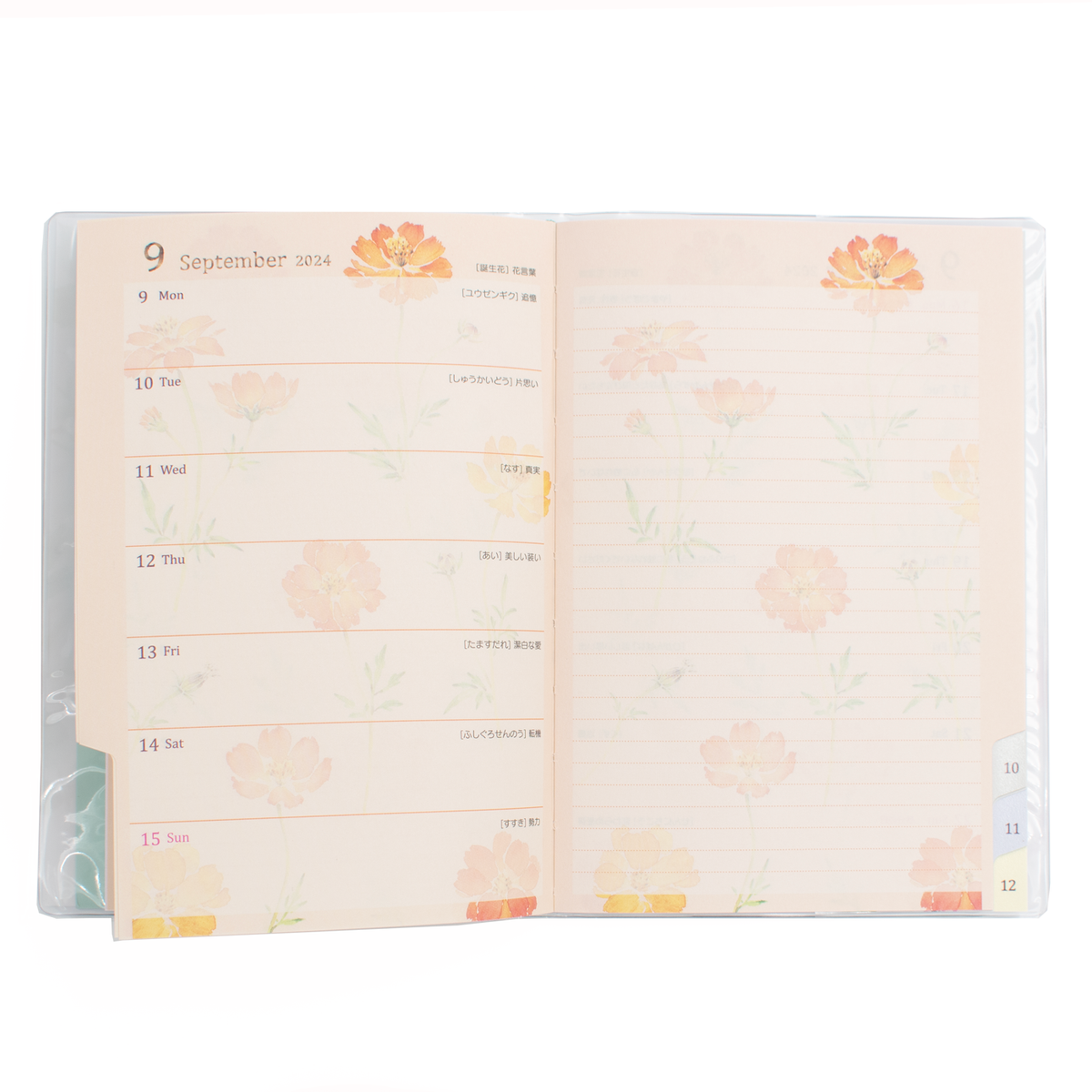 Midori 2024 Pocket Diary B6- Country Time Floral