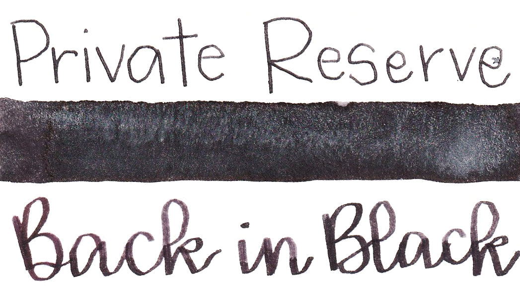 Private Reserve Back in Black Limited Edition Ink