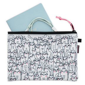 Rickshaw  Large Utility Case A5 - Doodle Cats
