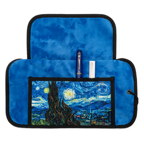 Rickshaw 6 Pen Roll With Flaps - Van Gogh Starry Night