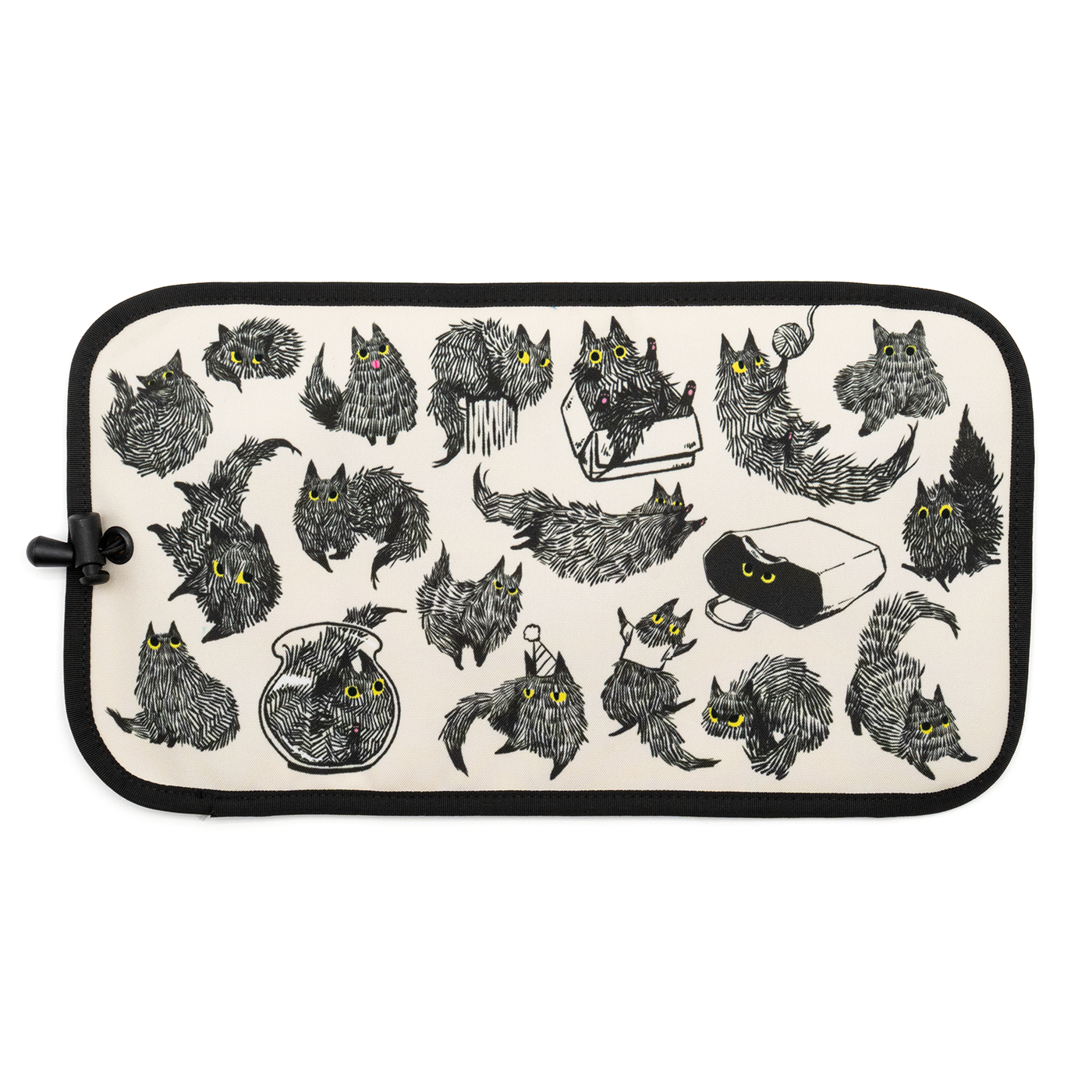 Rickshaw 6 Pen Roll With Flaps - Yuki Cat