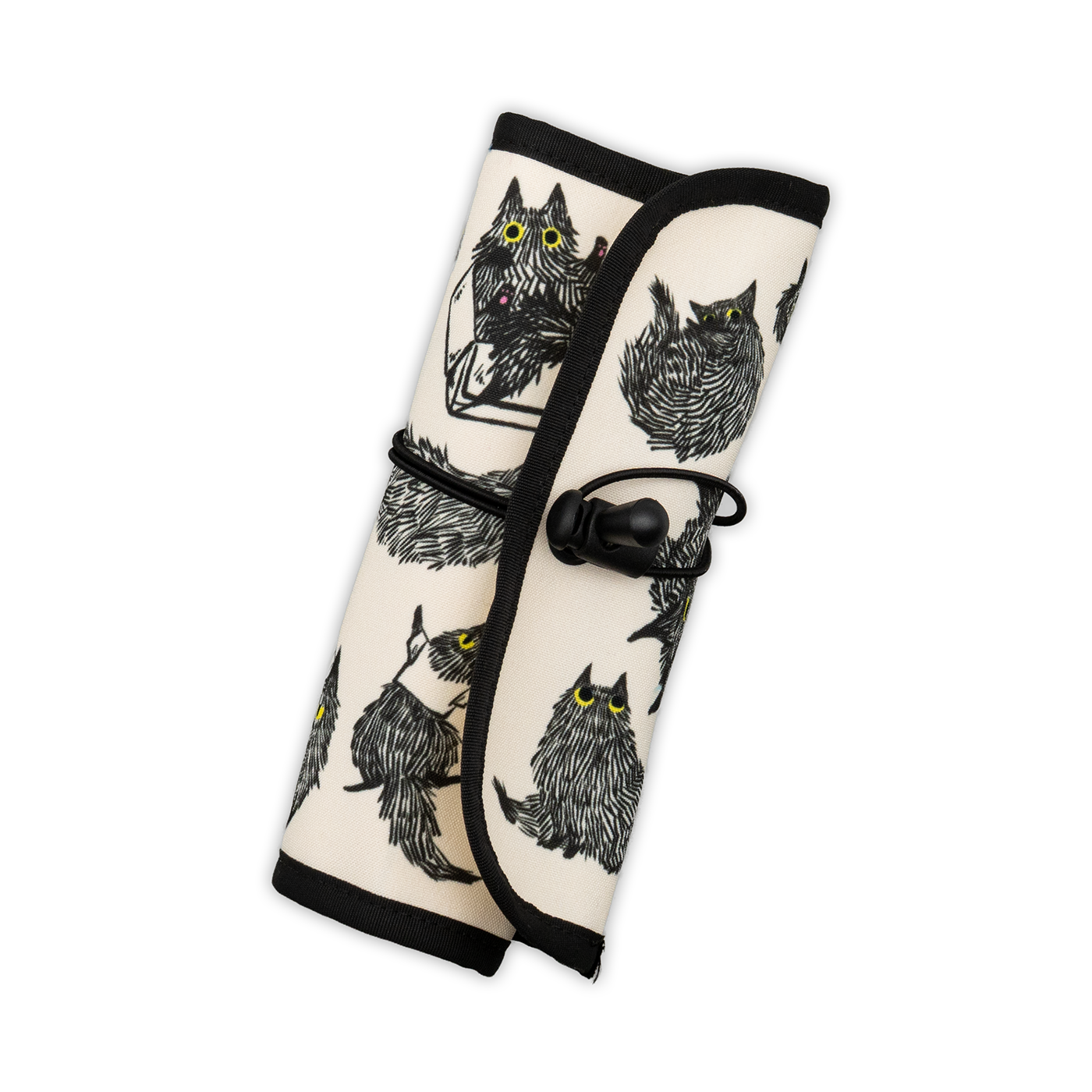 Rickshaw 6 Pen Roll With Flaps - Yuki Cat