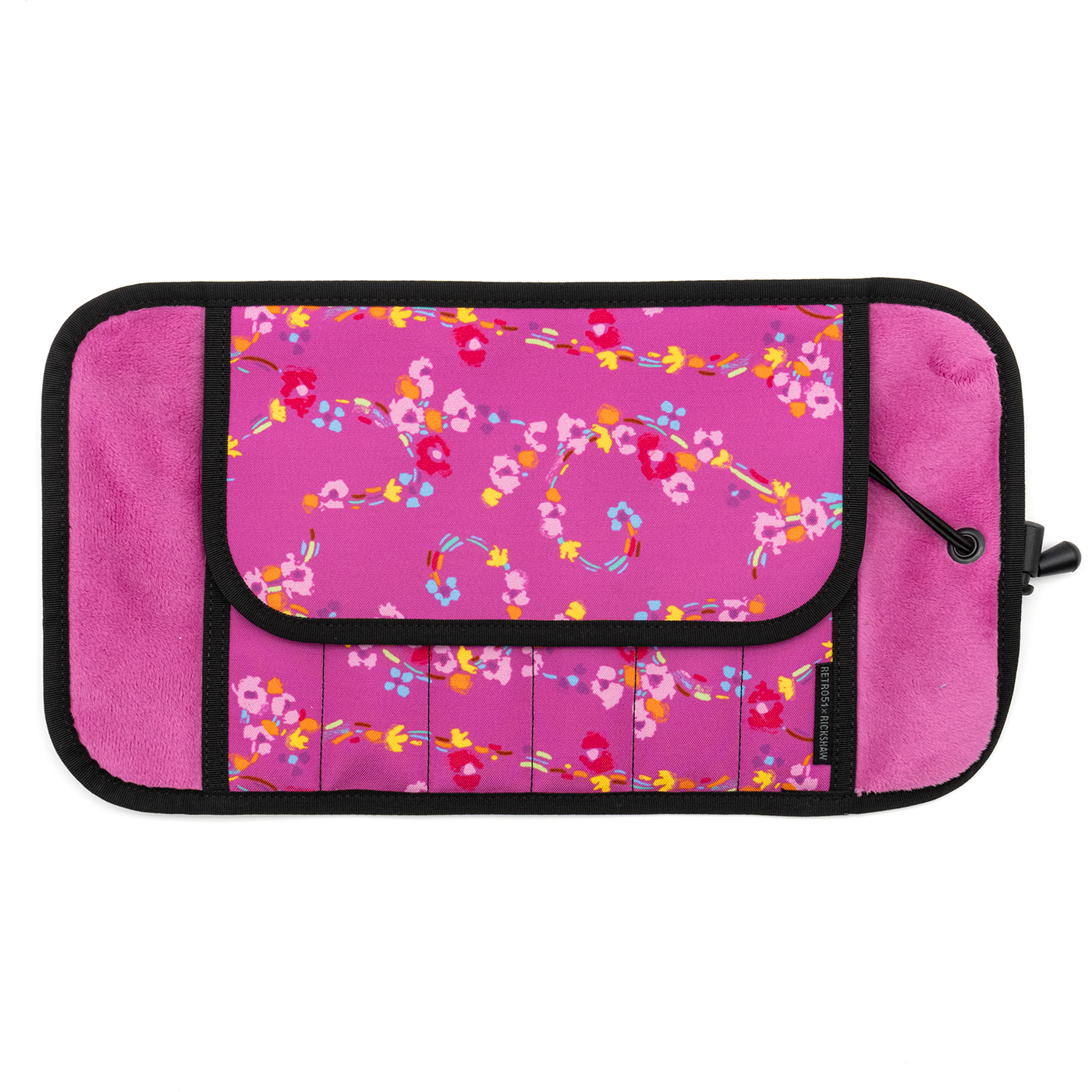 Rickshaw 6 Pen Roll With Flaps - Petals and Pastels