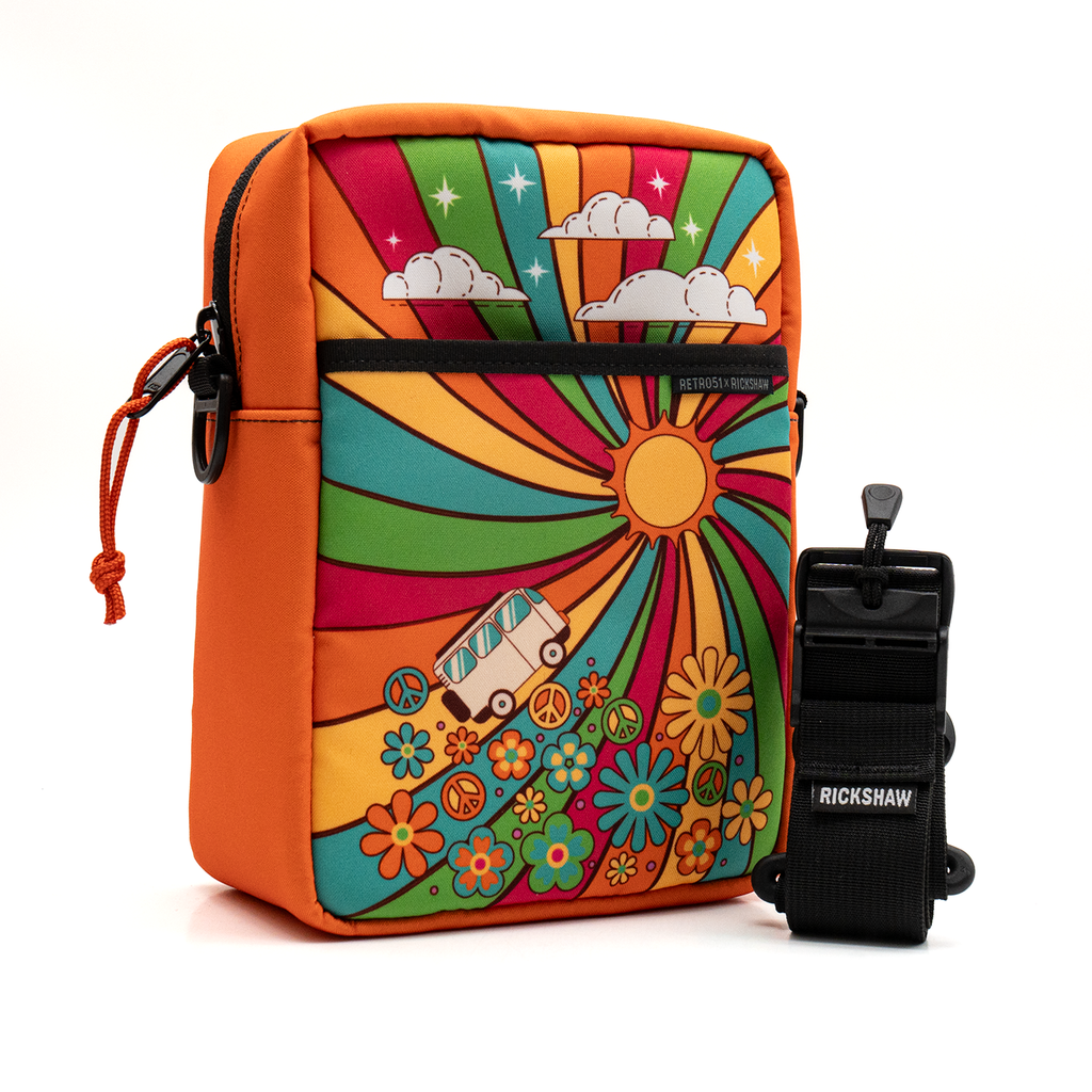Sac Bandoulière Messenger Rickshaw Bagworks 2.0 - Pour Ordinateur Portable - Tissu à Chevrons Occasion