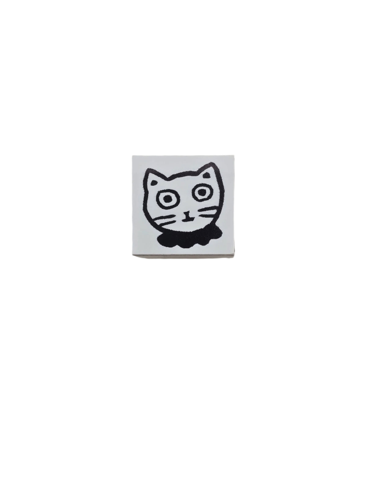 Sanby x Yumi Kitagishi Chibi Stamp - White Cat