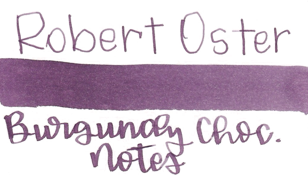 Robert Oster Burgundy Chocolate Notes