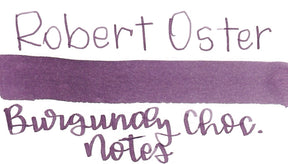 Robert Oster Burgundy Chocolate Notes