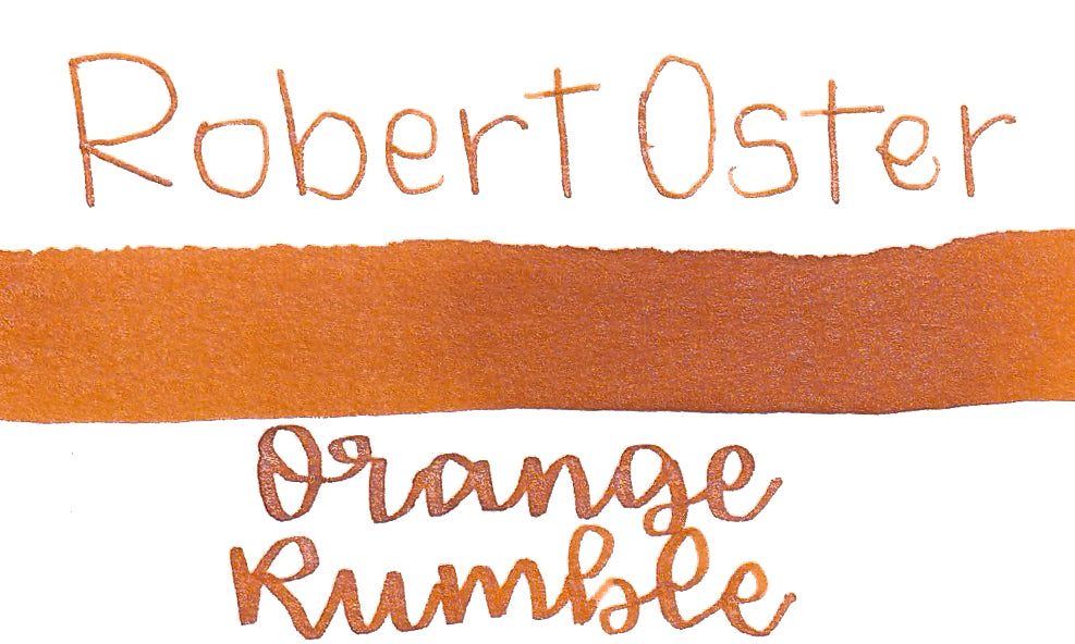 Robert Oster Shake & Shimmer Glistening Orange Rumble