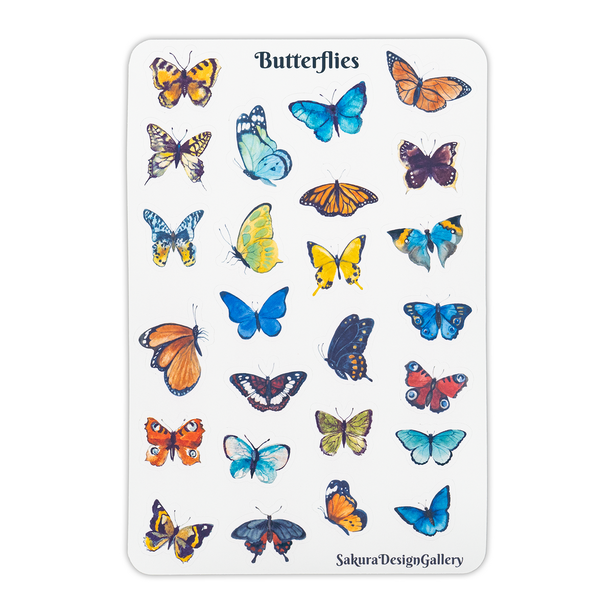 Sakura Design Gallery - Vinyl Stickers - Butterflies