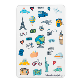 Sakura Design Gallery - Vinyl Stickers - Travel
