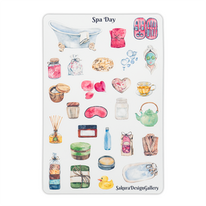 Sakura Design Gallery - Vinyl Stickers - Spa Day