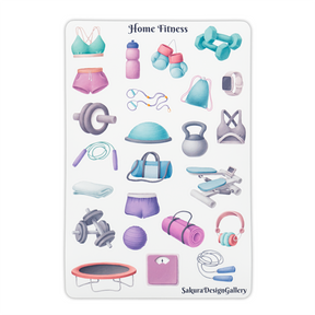 Sakura Design Gallery - Vinyl Stickers - Home Fitness