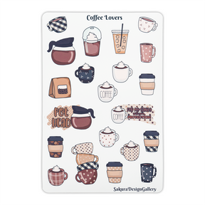 Sakura Design Gallery - Vinyl Stickers - Coffee Lovers