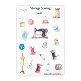 Sakura Design Gallery - Vinyl Stickers - Vintage Sewing