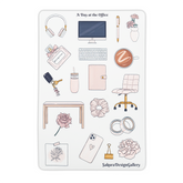Sakura Design Gallery - Vinyl Stickers - A Day at the Office