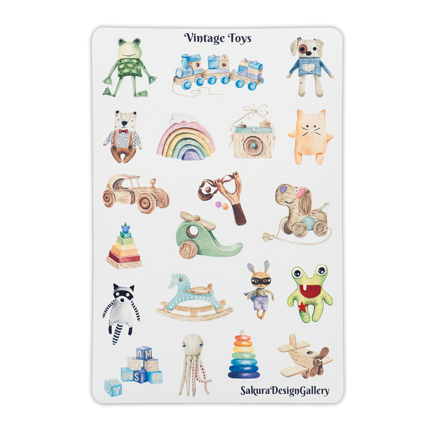 Sakura Design Gallery - Vinyl Stickers - Vintage Toys