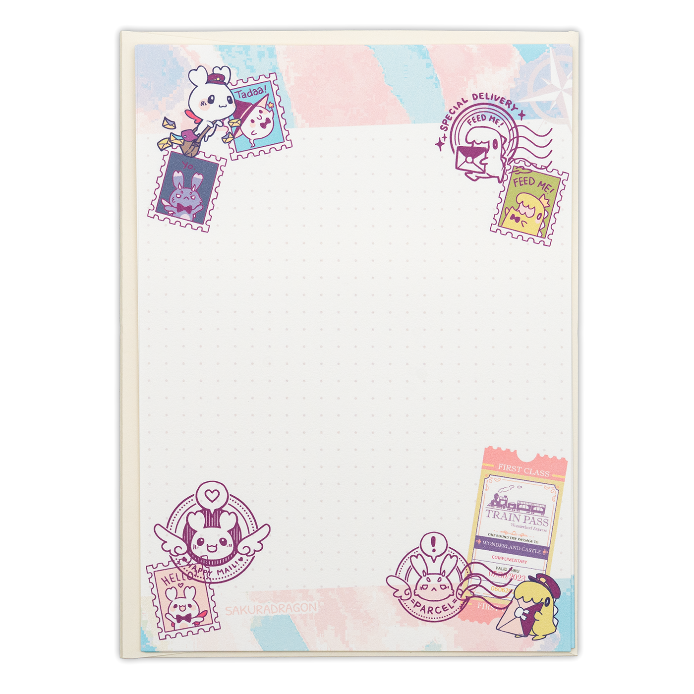 Sakuradragon - Travel Journal Letter Set