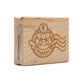 Sakuradragon - Parcel Wooden Stamp