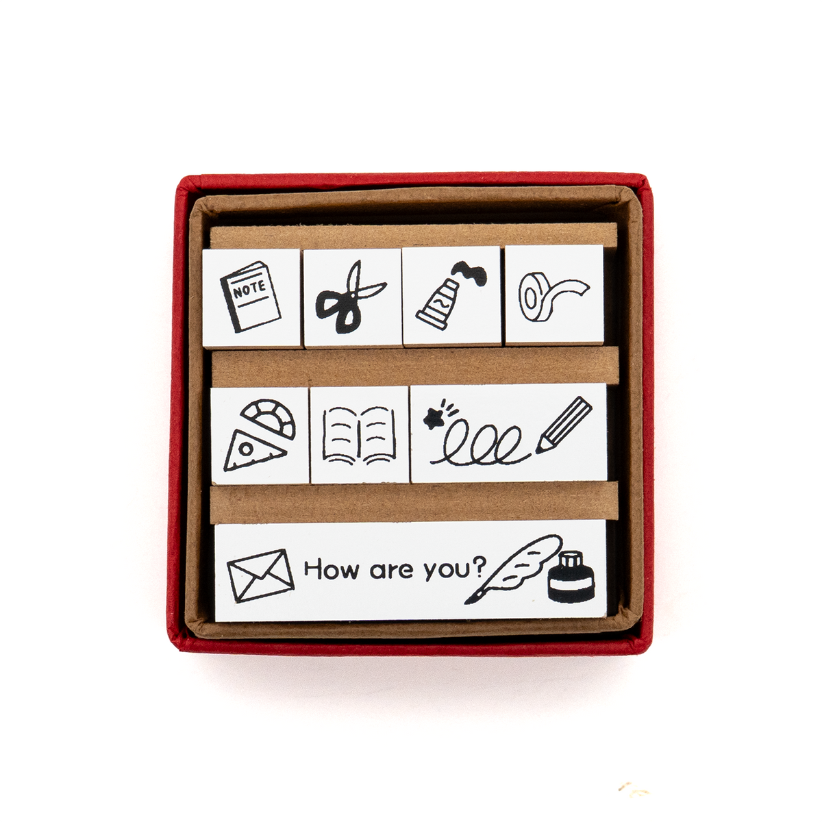 Sanby x Avec Amour Mini Stamp Set - Stationery