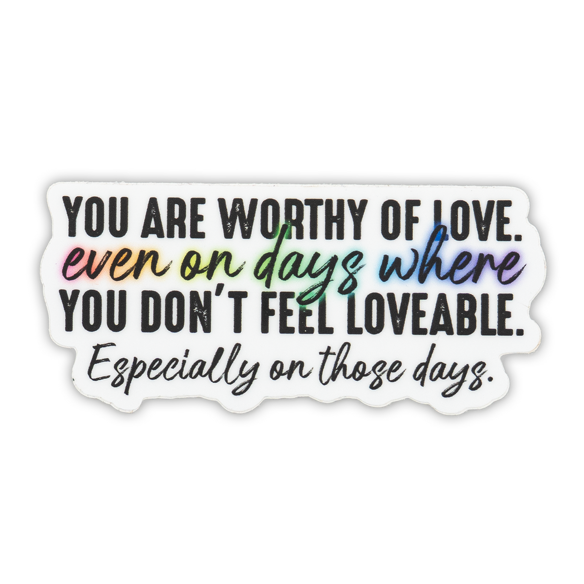 Savannah and James Co - Vinyl Sticker - You Are Worth