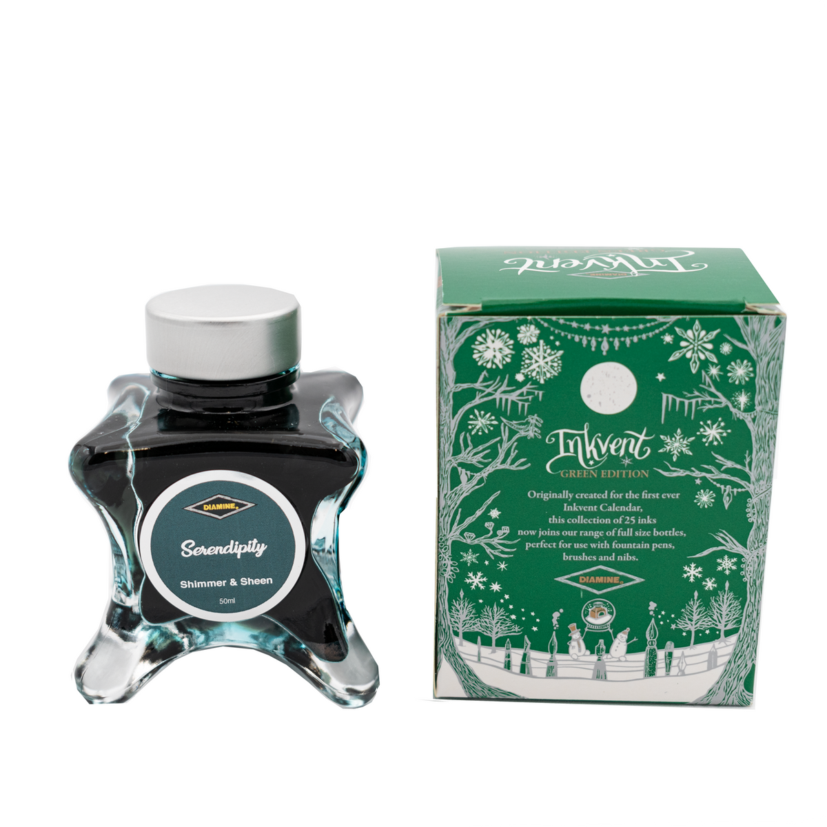 Diamine Green Edition Shimmer & Sheen Ink -  Serendipity