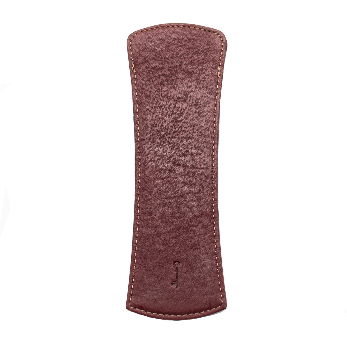 Nagasawa single pen case Kip Leather Bourdeaux (S)