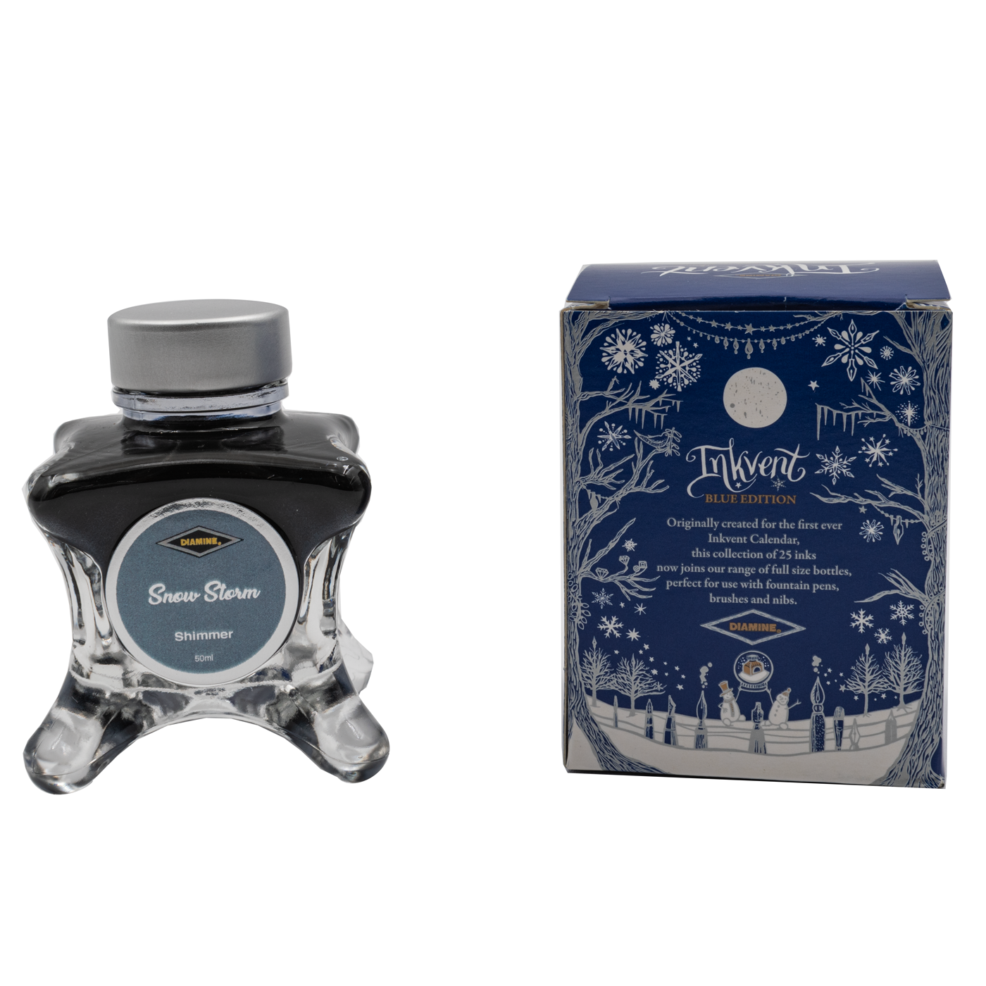Diamine Blue Edition Snow Storm Shimmer