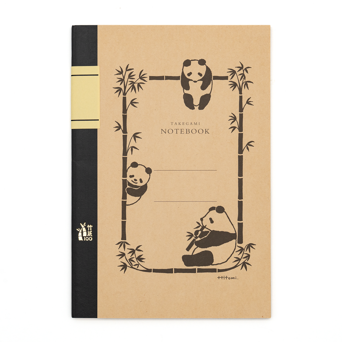 Takegami - Bamboo Paper Notebook - Panda A5