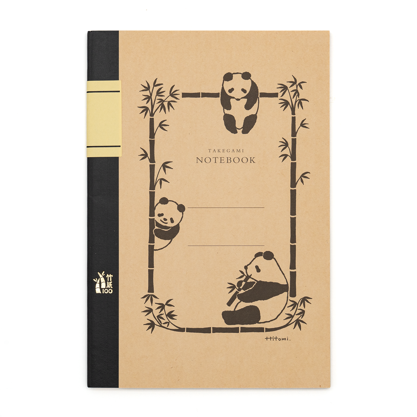 Takegami - Bamboo Paper Notebook - Panda A5