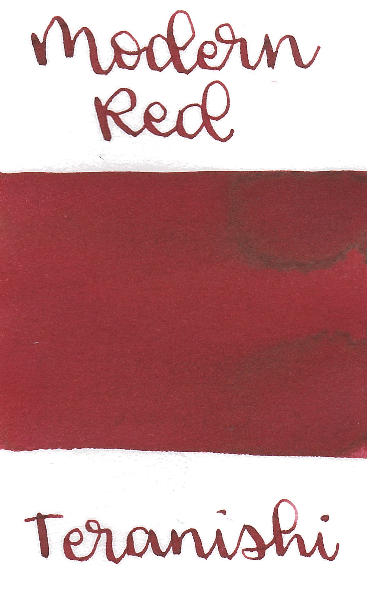 Teranishi Guitar Ink - Modern Red
