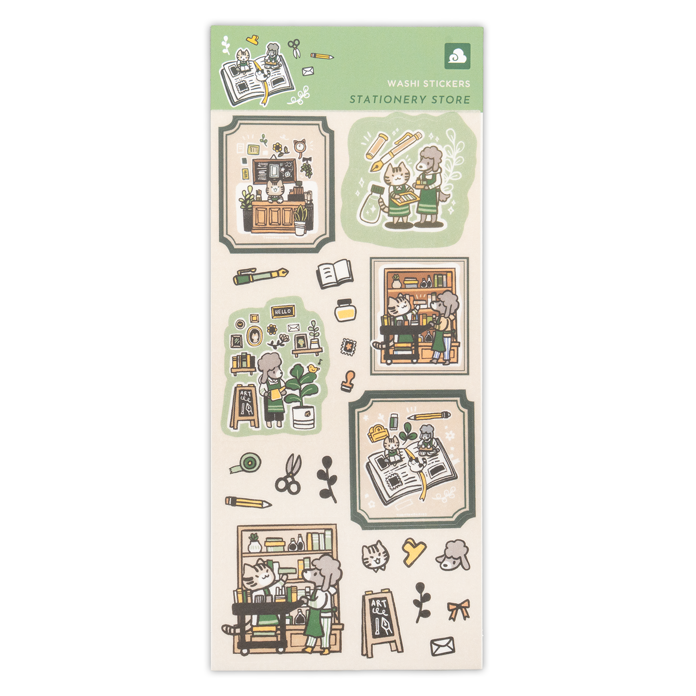 Thousand Skies - Stationery Store Washi Sticker Sheet