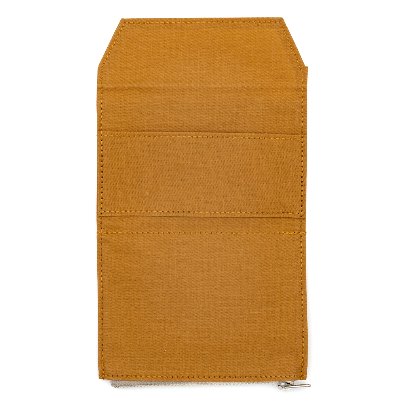 TRAVELER'S Factory Passport Sized Cloth Zippered Pouch