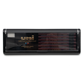 Uni Mitsubishi Pencil Set of 12 with Eraser