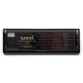 Uni Mitsubishi Pencil Set of 12 with Eraser