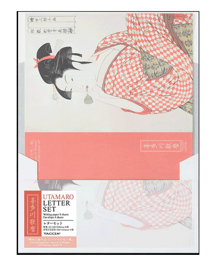 Taccia Ukiyo-e Letter Set - Utamaro Benizakura