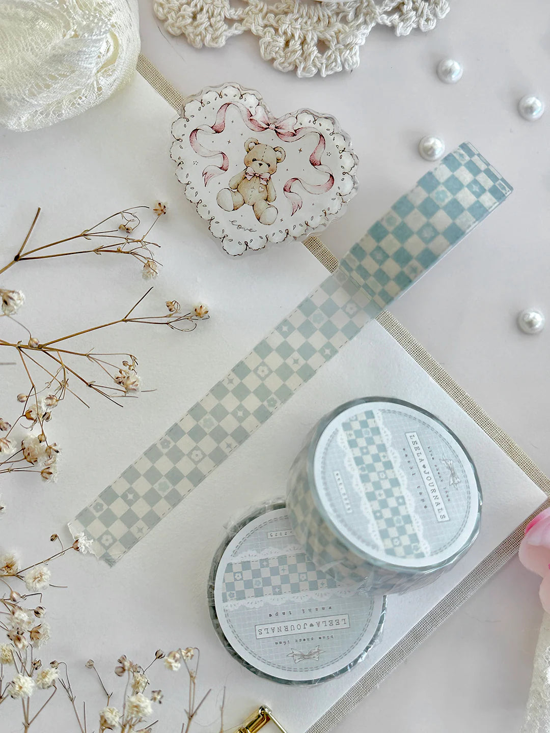 Leelajournals - Whimsy Checks Washi Tape