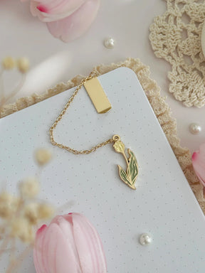 Leelajournals - Enamel Bookmark Pendant