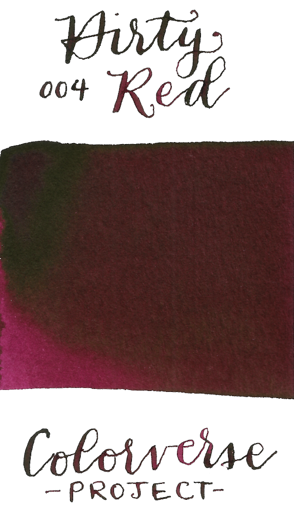 Colorverse Project No. 004 Dirty Red
