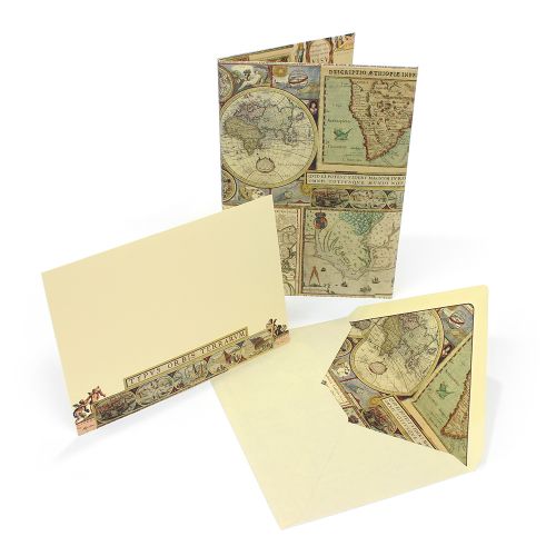 San Lorenzo Maps Card Portfolio Large