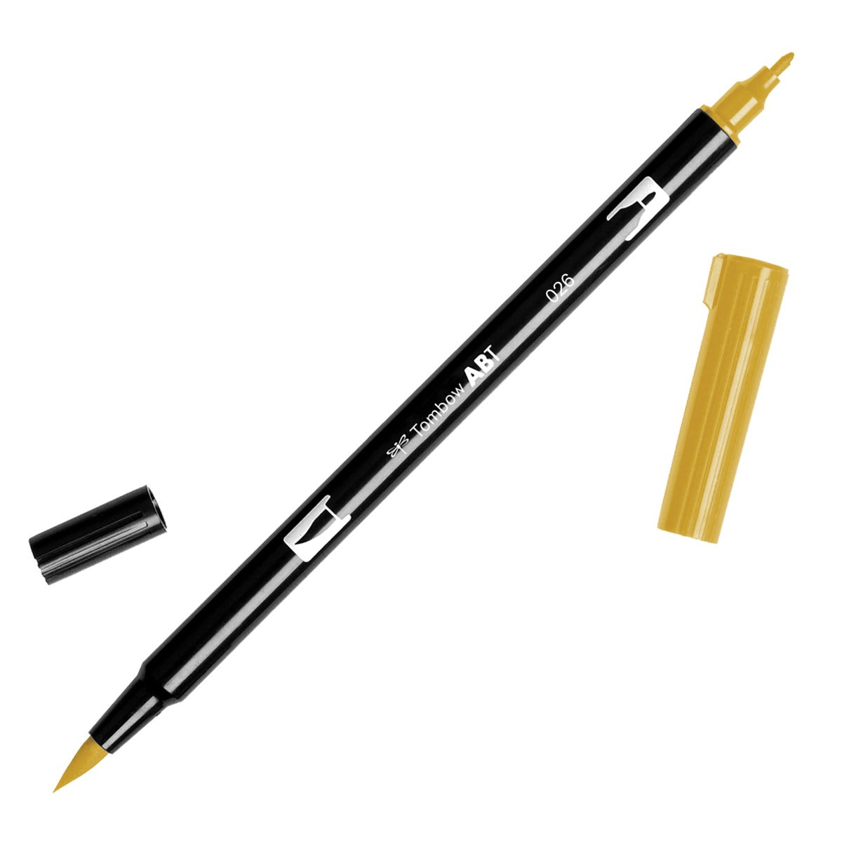 Tombow Dual Brush Pen 026 Yellow Gold