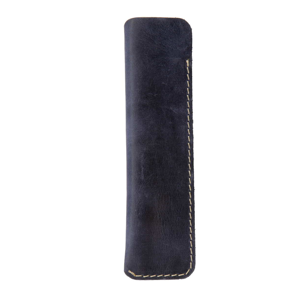 Galen Leather Co. Leather Single Pen Sleeve - Navy Blue