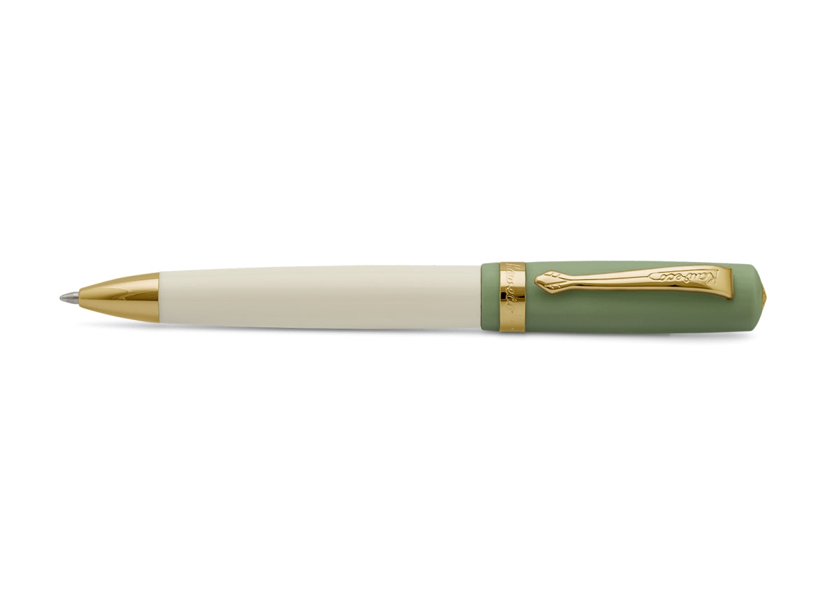 Kaweco Student 60's Swing Green & Ivory Ballpoint