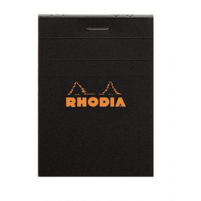 Rhodia #10 Classic Staplebound Notepad - Black