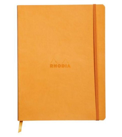 Rhodia Rhodiarama Webnotebook Softcover 9.75" x 7.5" - Orange