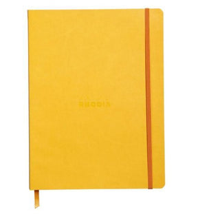 Rhodia Rhodiarama Webnotebook Softcover 9.75" x 7.5" - Yellow