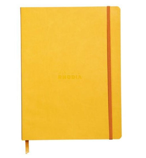 Rhodia Rhodiarama Webnotebook Softcover 9.75" x 7.5" - Yellow