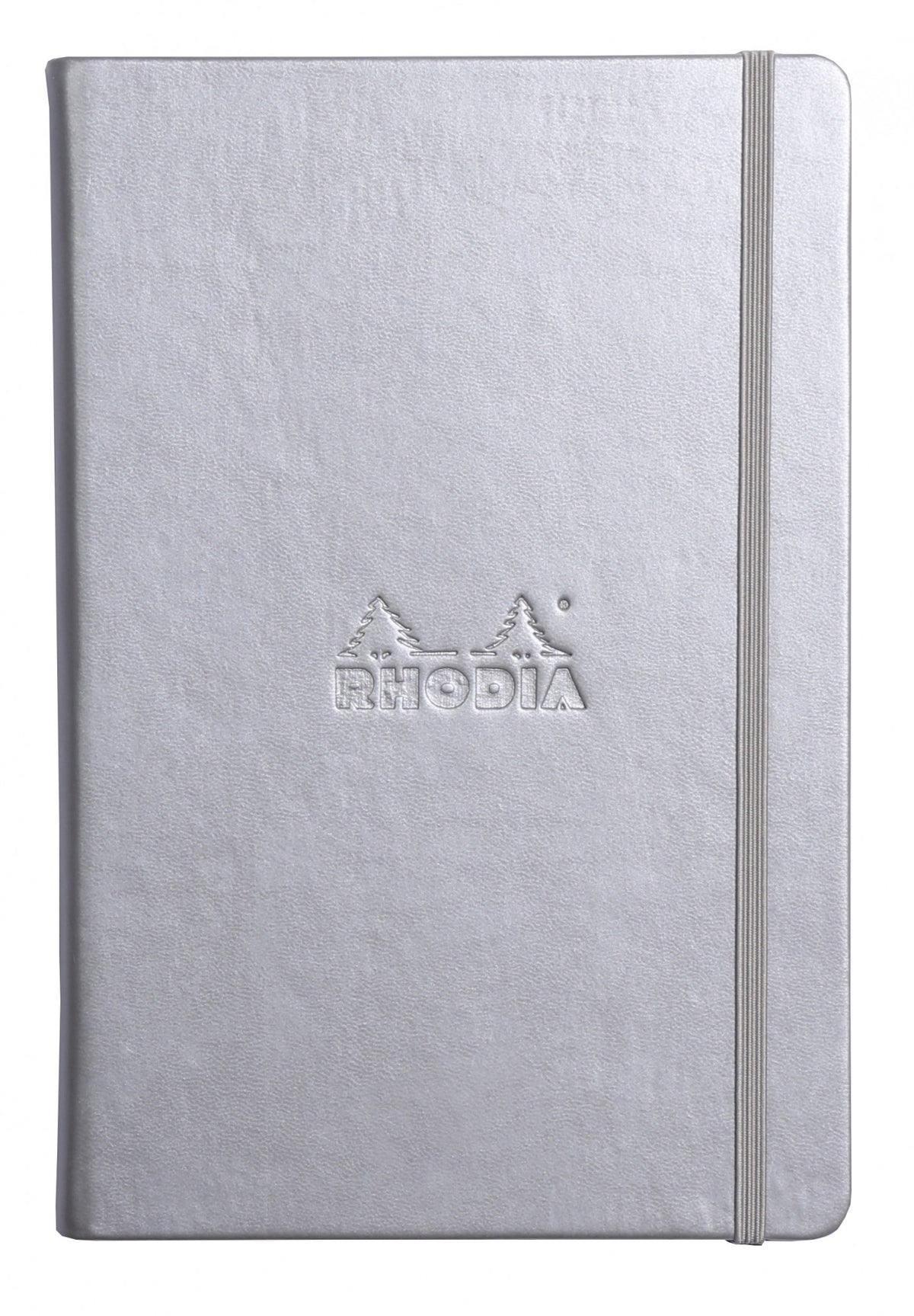 Rhodia Hard Cover Rhodiarama A5 Notebook Silver